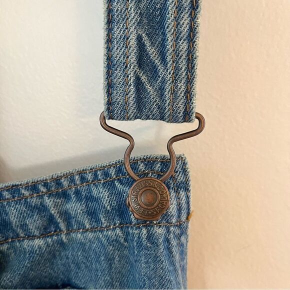 Levi’s Non Stretch Denim Jeans Overalls NWT Medium Wash Size XL - Picture 10 of 13